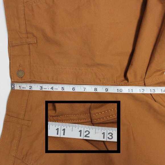 NWT Men's Size 36 Brahma 9" Inseam Relaxed Fit Canvas Shorts - Picture 9 of 14